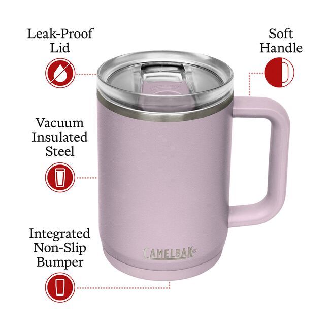 CAMELBAK THRIVE 16 OZ MUG, INSULATED STAINLESS STEEL