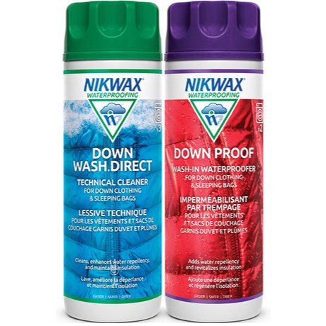 Nikwax x Brand Box 1 (Set Of Down Wash DirectDown Proof Set, Tech WashTX.Direct.WashIn Set, Fabric Leather Proof)