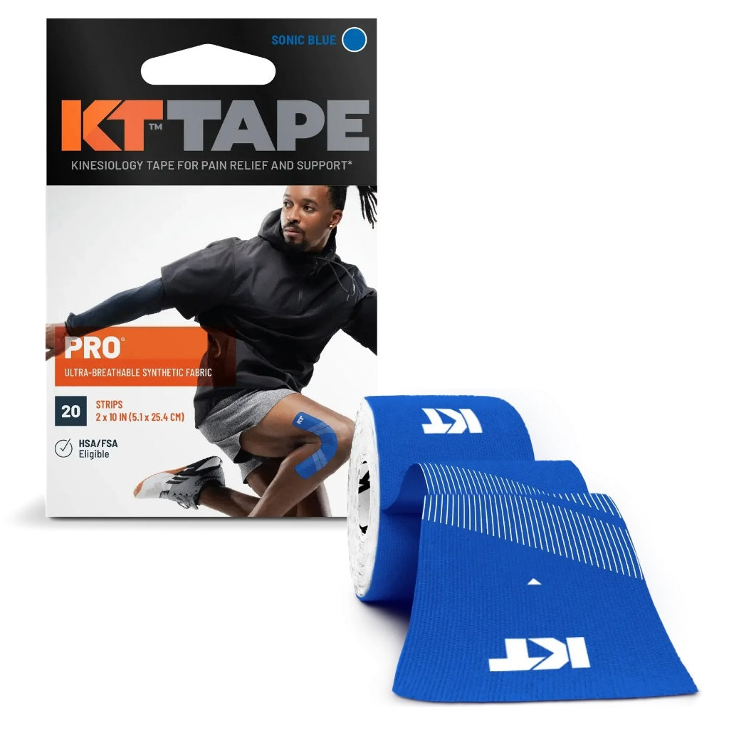 KT TAPE Pro - 20 Pre-Cut Strips | Sports tape | Recovery tape | Muscle support | Pain relief