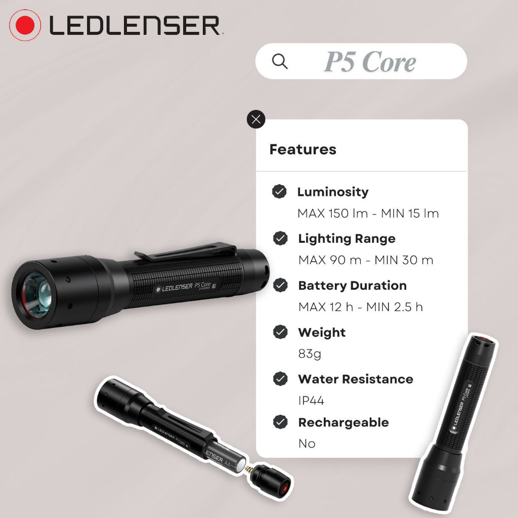 LEDLENSER P5 CORE FLASHLIGHT