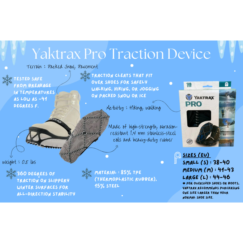Yaktrax Pro Traction Device
