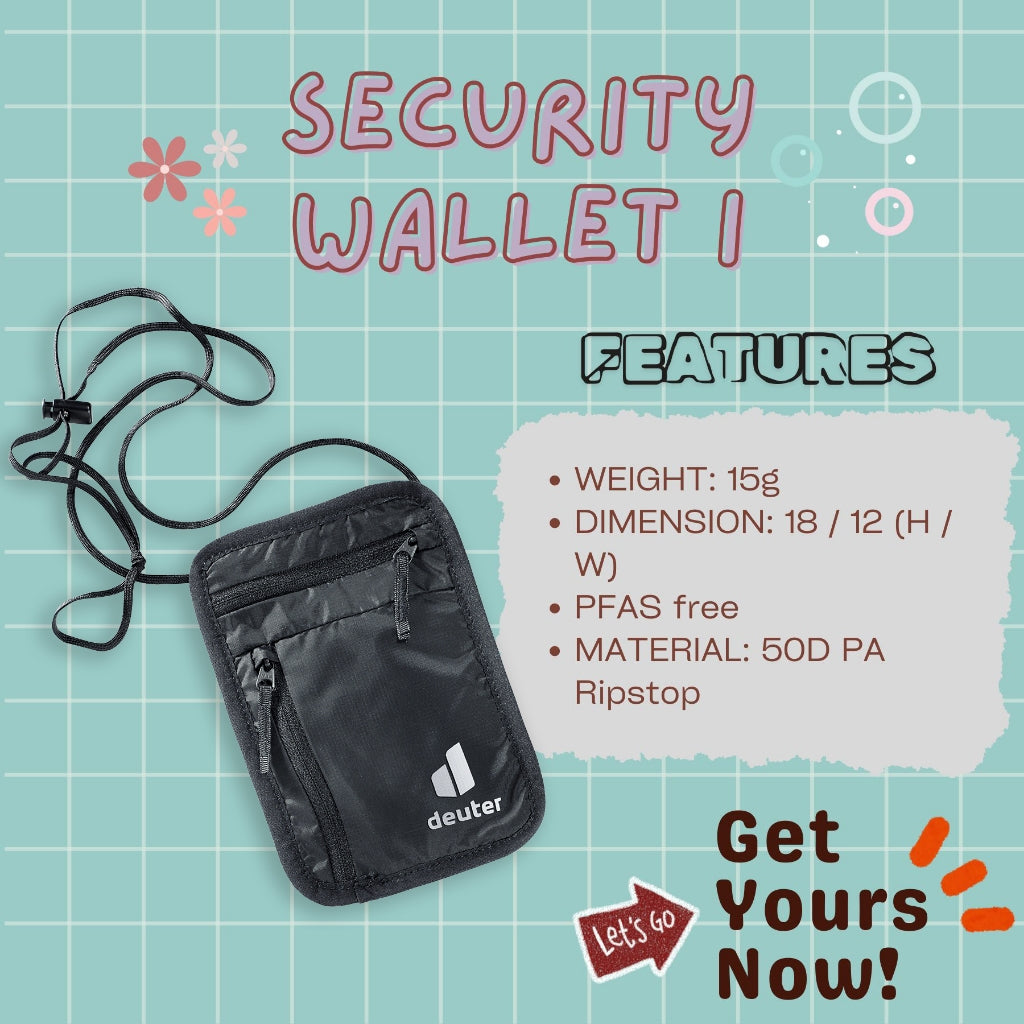 DEUTER SECURITY WALLET I | Lightweight