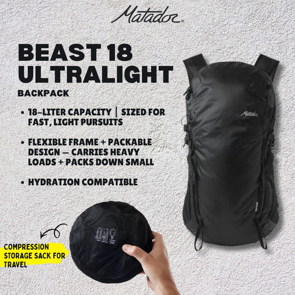 Matador Beast 18 Ultralight Technical Backpack