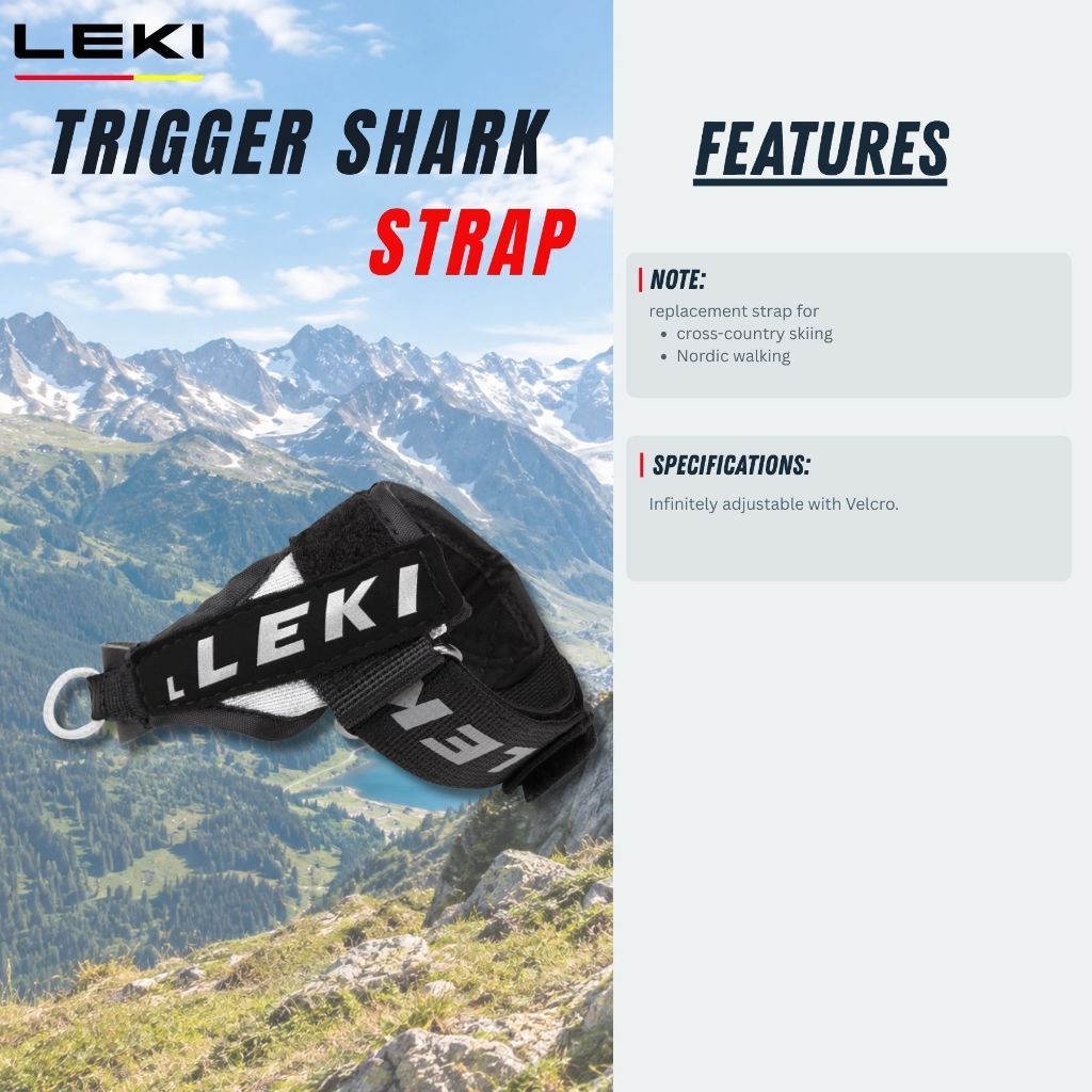 LEKI TRIGGER SHARK STRAP (One Pair)