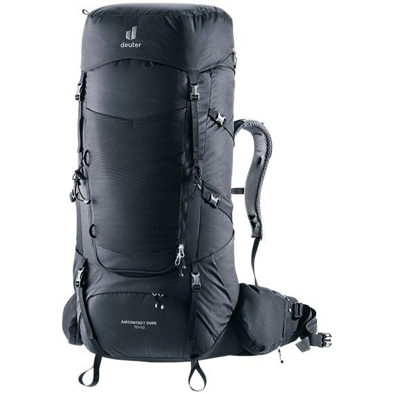 Deuter Aircontact Core 70+10 (Black) | Trekking Backpack
