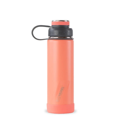 ECOVESSEL THE BOULDER - INSULATED WATER BOTTLE W/ STRAINER - 20 OZ