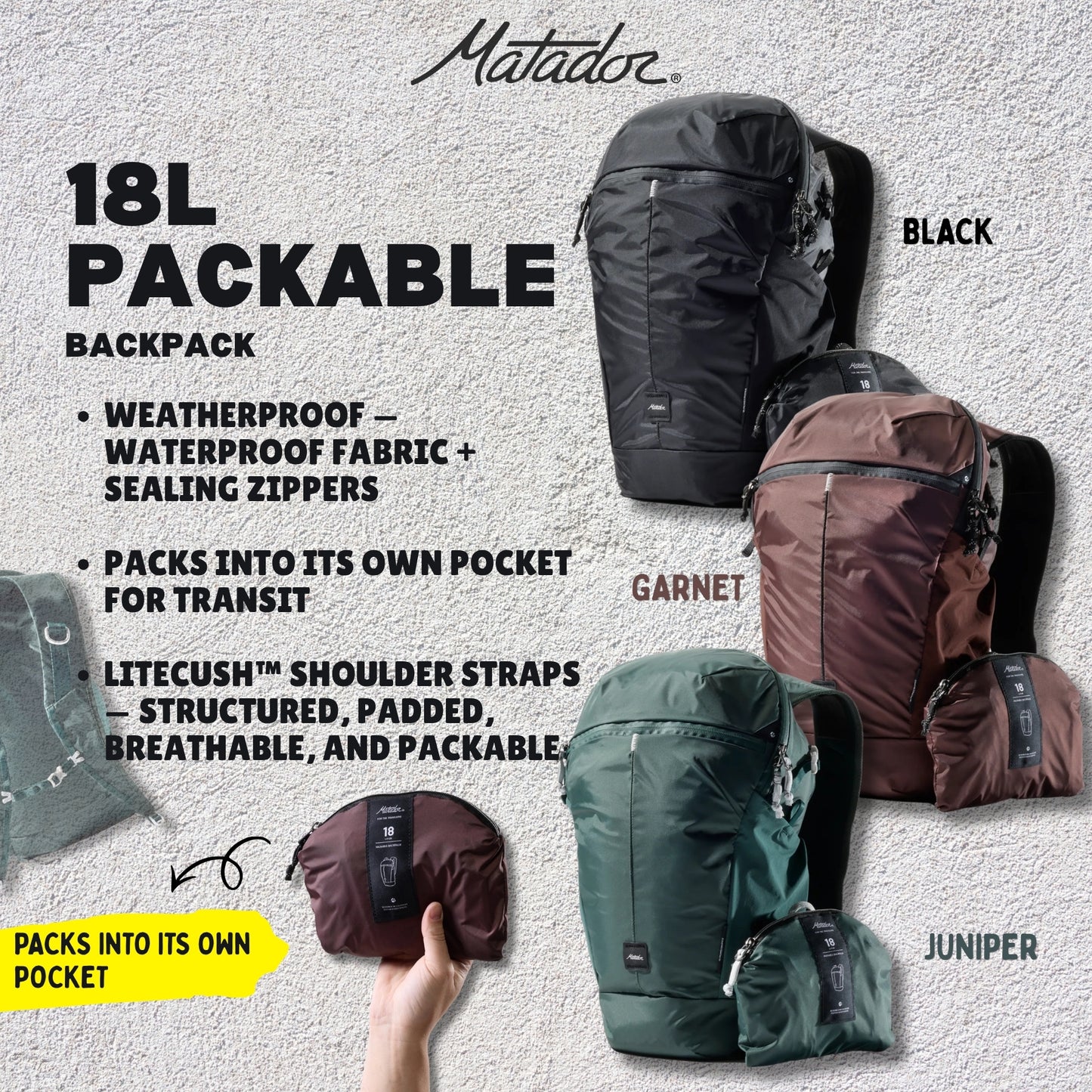 Matador 18L Packable Backpack
