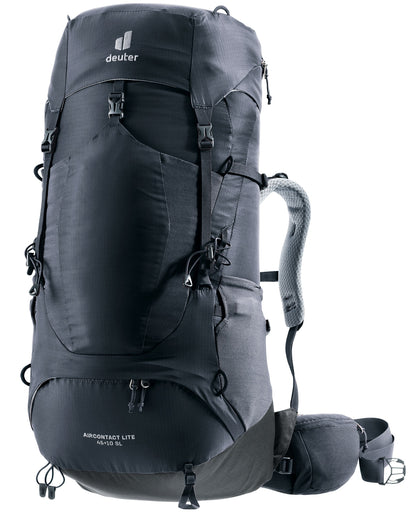 Deuter Aircontact Lite 45 + 10 SL | Trekking Backpack (Black-Graphite)