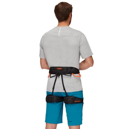 Mammut Ophir 4 Slide Climbing Harness (Black-Safety Orange)(UNISEX)