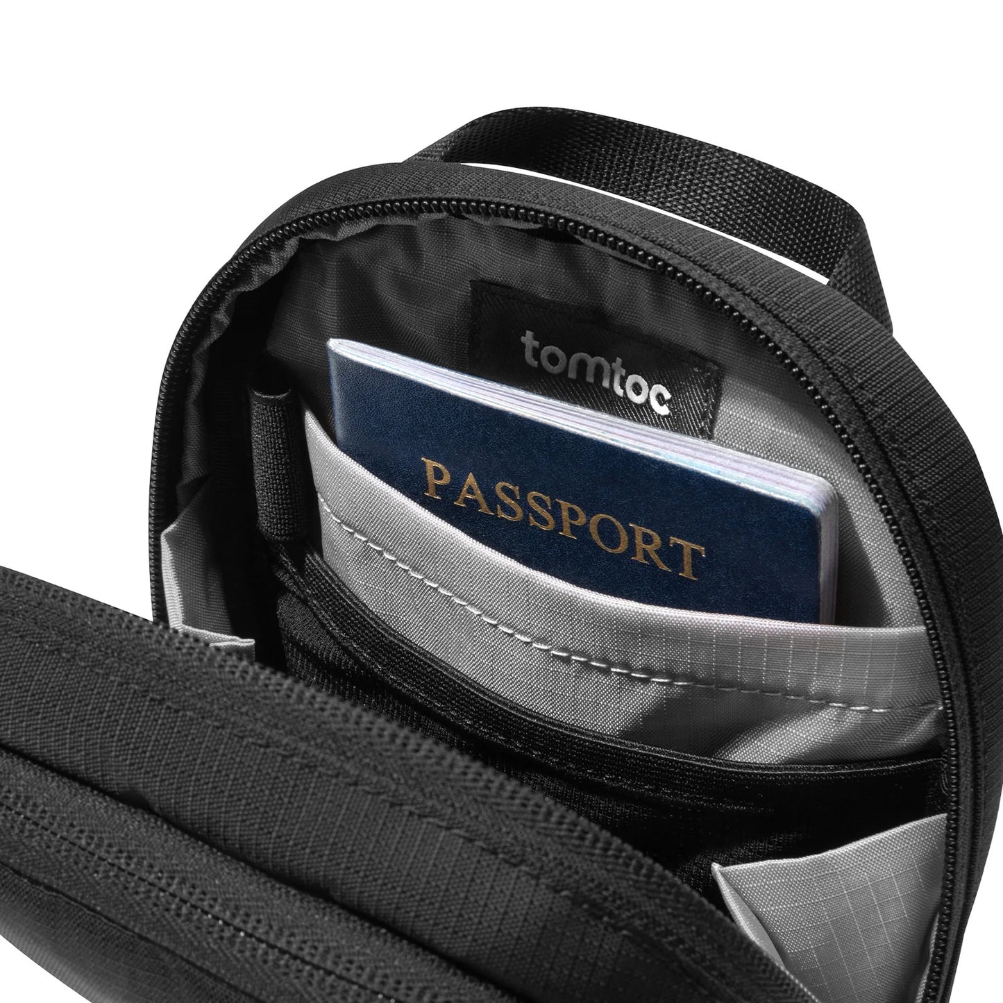 Tomtoc Aviator-T37 Travel Crossbody Bag | Chest Bag | Crossbody Bag (Black)