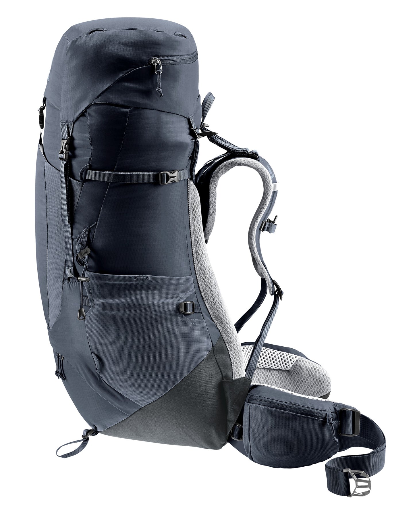 Deuter Aircontact Lite 45 + 10 SL | Trekking Backpack (Black-Graphite)