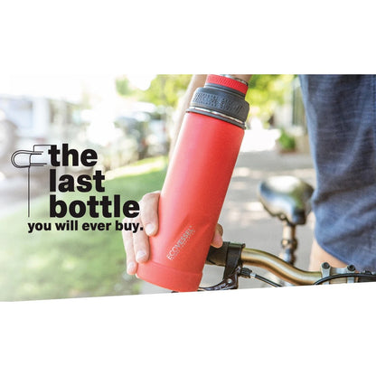 ECOVESSEL THE BOULDER - INSULATED WATER BOTTLE W/ STRAINER - 20 OZ