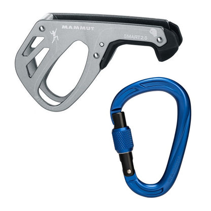 MAMMUT Smart 2.0 & Crag HMS Screw Gate Carabiner Set