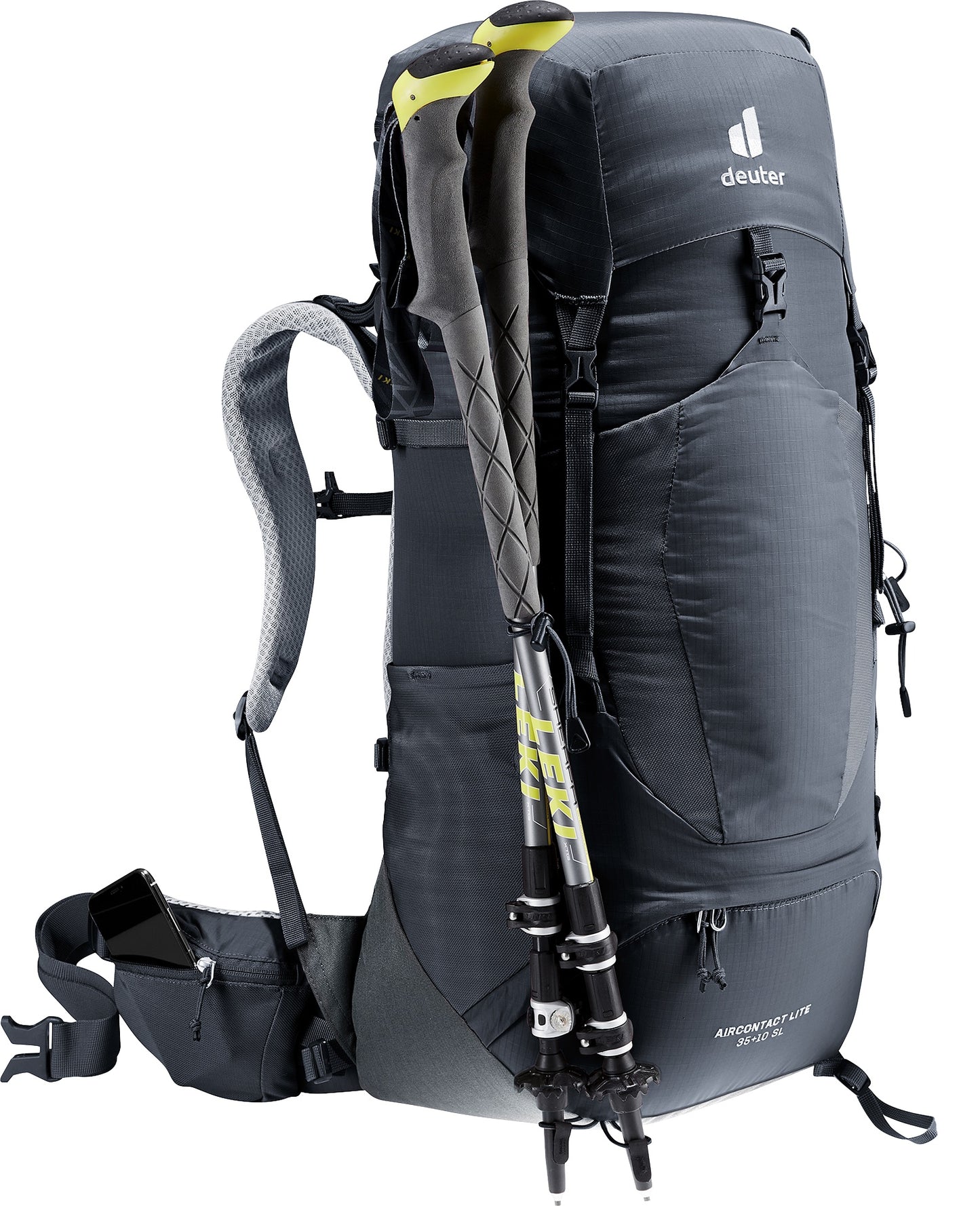 Deuter Aircontact Lite 35 + 10 SL | Trekking Backpack (Black-Graphite)