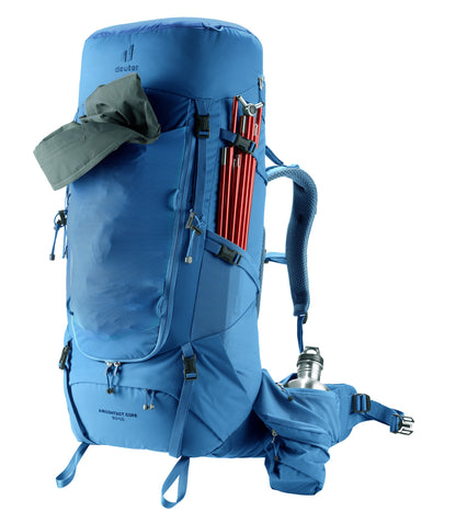 Deuter Aircontact Core 60+10 (Baltic Nightblue) | Trekking Backpack