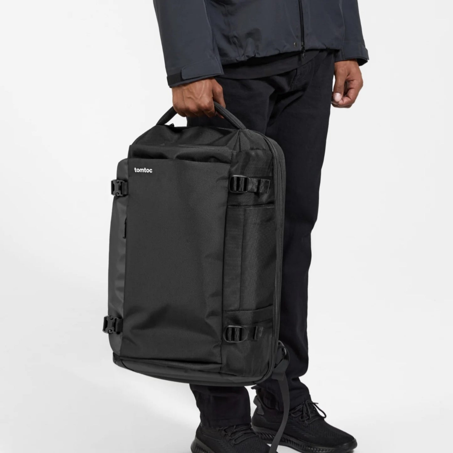 Tomtoc Navigator-T66 Travel Laptop Backpack | Laptop Bag (Black)