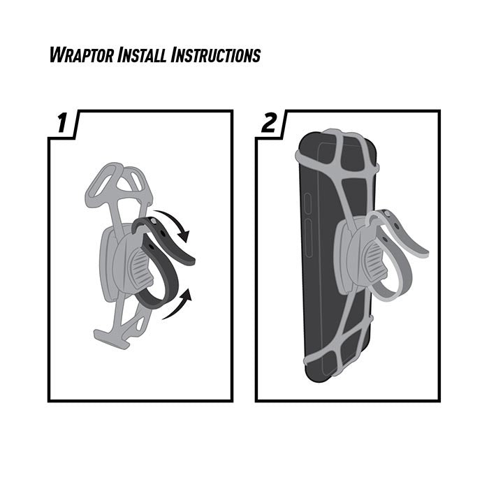 NITE IZE WRAPTOR ROTATING SMARTPHONE BAR MOUNT