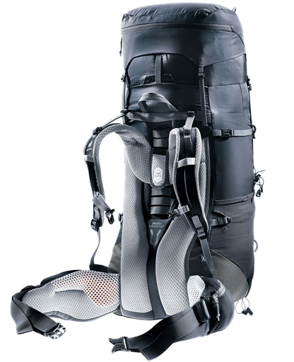 Deuter Aircontact Lite 45 + 10 SL | Trekking Backpack (Black-Graphite)