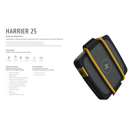 POWERTRAVELLER HARRIER 25 (WIRELESS POWER PACK)