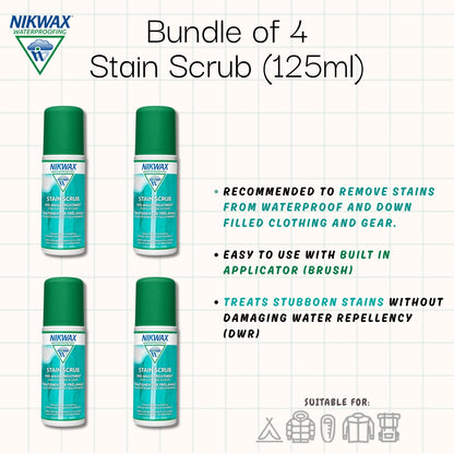 [Bundle of 4] Nikwax Stain Scrub (125ml)