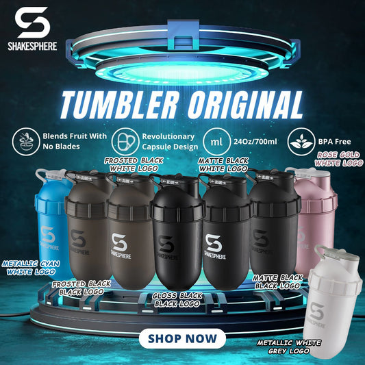 ShakeSphere Tumbler Original 700ml | Protein Shaker Bottle | Gym Bottle