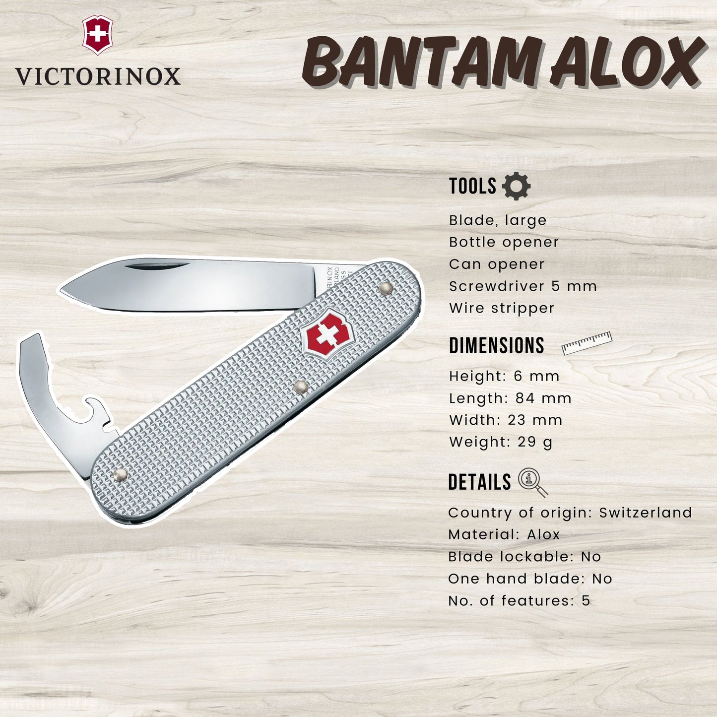 Victorinox Bantam Alox | Multi-tool