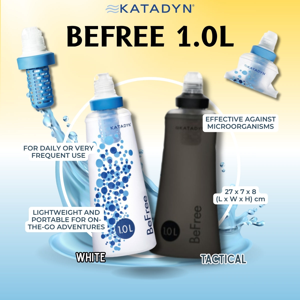 KATADYN BEFREE WATER FILTRATION SYSTEM 1L