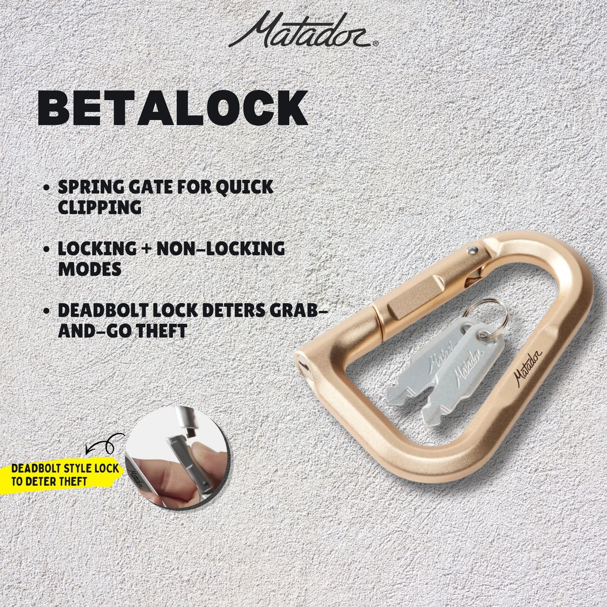 Matador Betalock┃Travel Lock