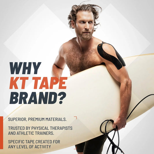 KT TAPE Pro Extreme- 20 Pre-Cut Strips | Sports tape | Recovery tape | Muscle support | Pain relief