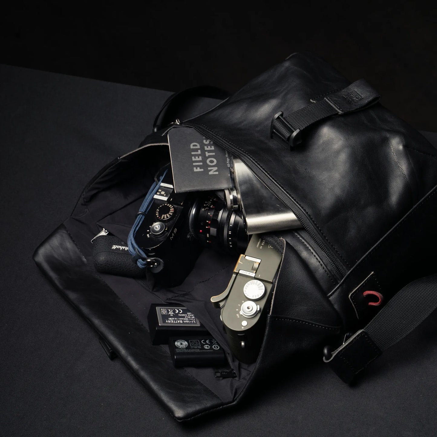 Wotancraft PILOT LEATHER TRAVEL CAMERA BAG 7L UPGRADED