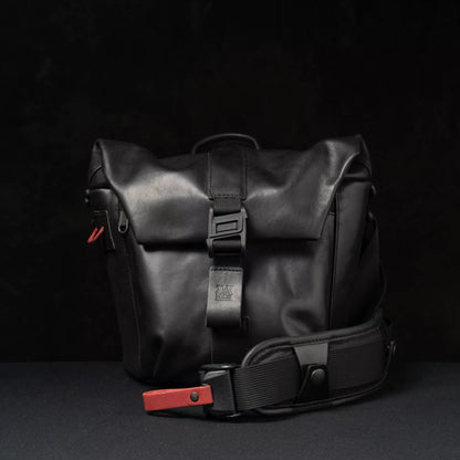Wotancraft PILOT LEATHER TRAVEL CAMERA BAG 3.5L UPGRADED