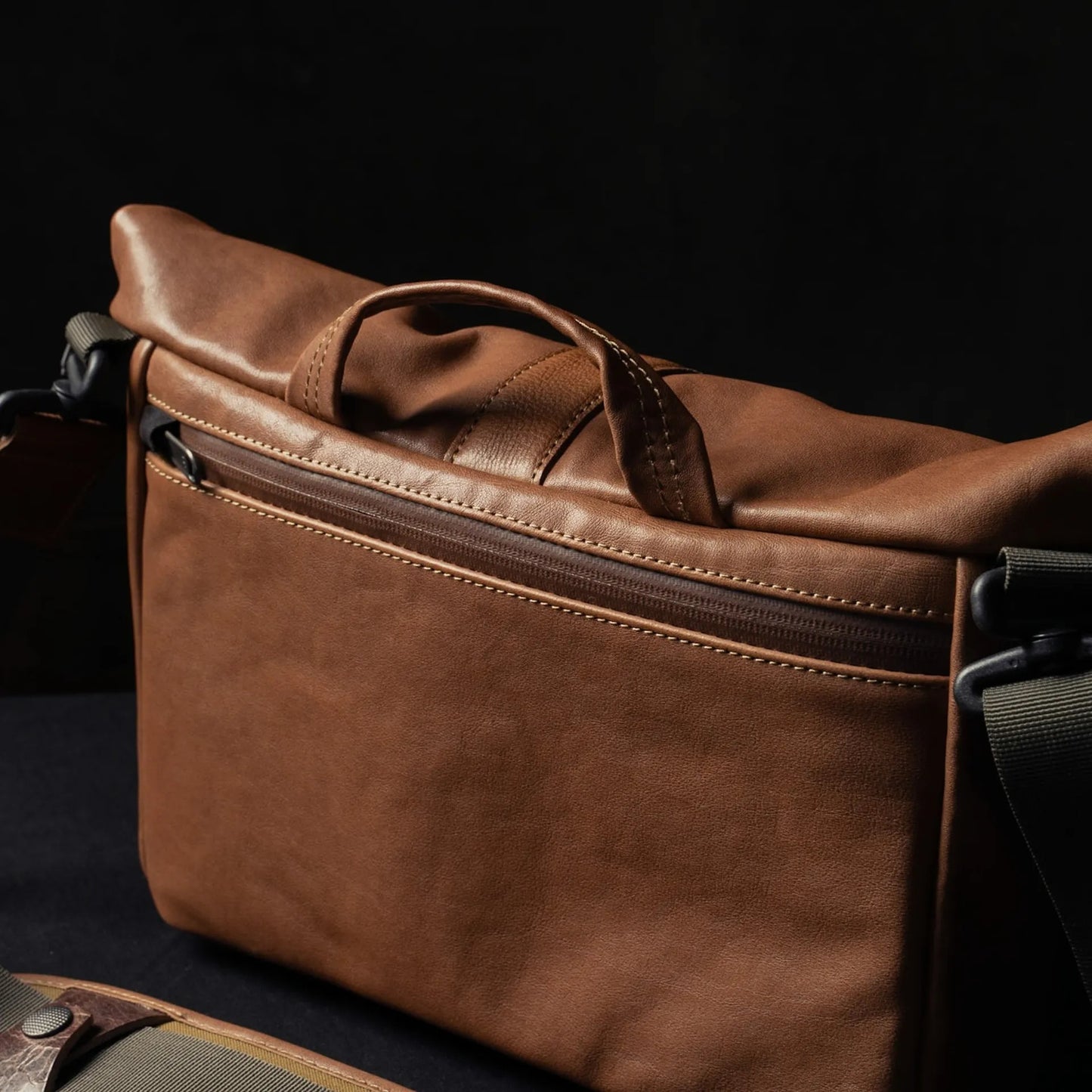 Wotancraft PILOT LEATHER TRAVEL CAMERA BAG 7L UPGRADED