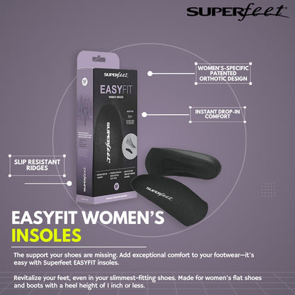 SUPERFEET EASYFIT WOMEN'S INSOLES (Orthotic Design)
