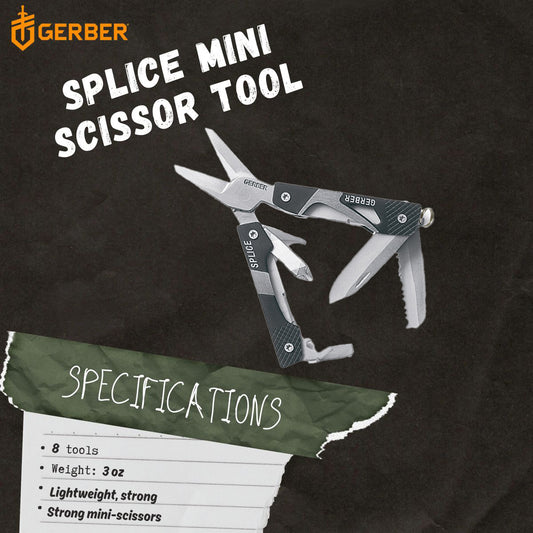 GERBER SPLICE MINI SCISSOR TOOL