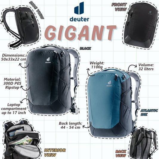 DEUTER GIGANT (Lifestyle Daypack) | Laptop Backpack | 32 liters