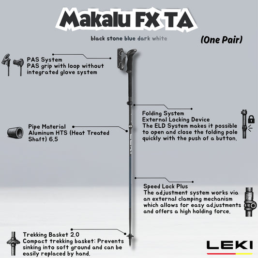 Leki Makalu FX TA (One Pair)