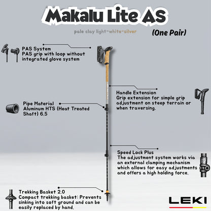 Leki Makalu Lite AS (One Pair)