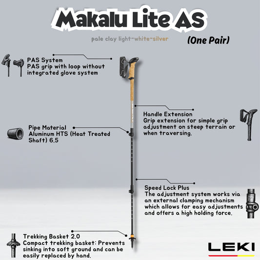 Leki Makalu Lite AS (One Pair)