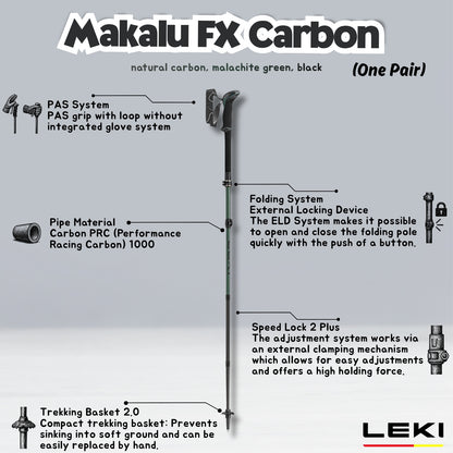 LEKI MAKALU FX CARBON (One Pair)