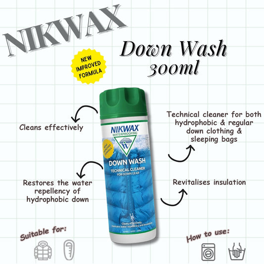 Nikwax Down Wash 300ml | Detergent