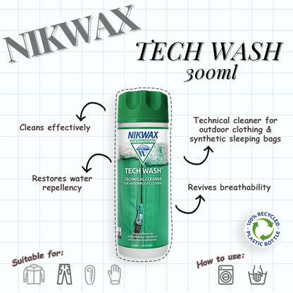 NIKWAX Tech Wash 300ml | Detergent