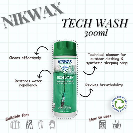 NIKWAX Tech Wash 300ml | Detergent