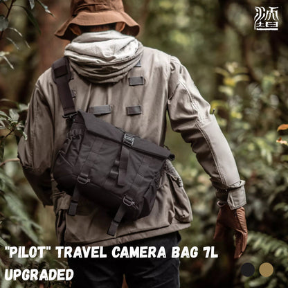 Wotancraft PILOT TRAVEL CAMERA BAG 7L UPGRADED