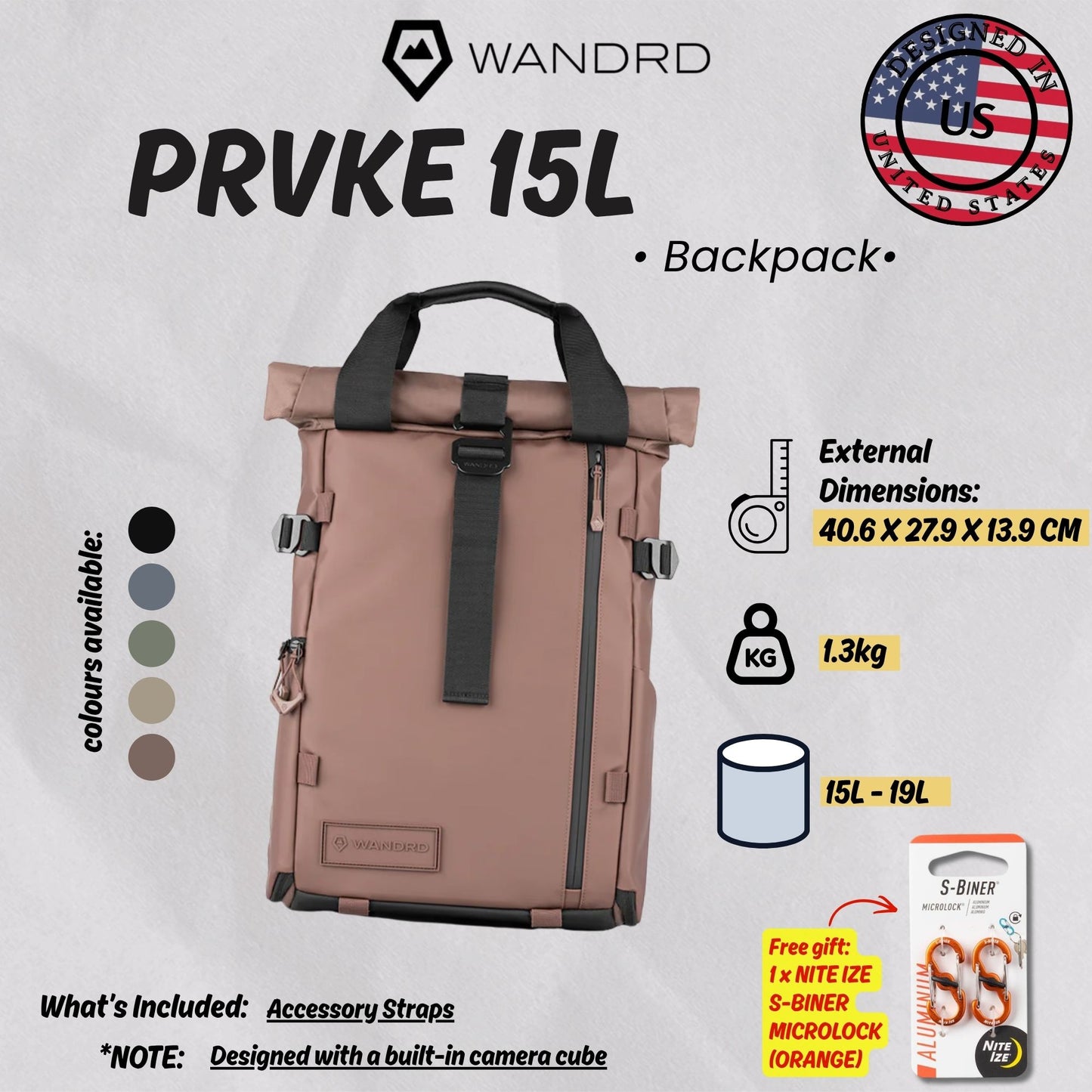 WANDRD PRVKE 15L Backpack