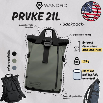 WANDRD PRVKE 21L Backpack