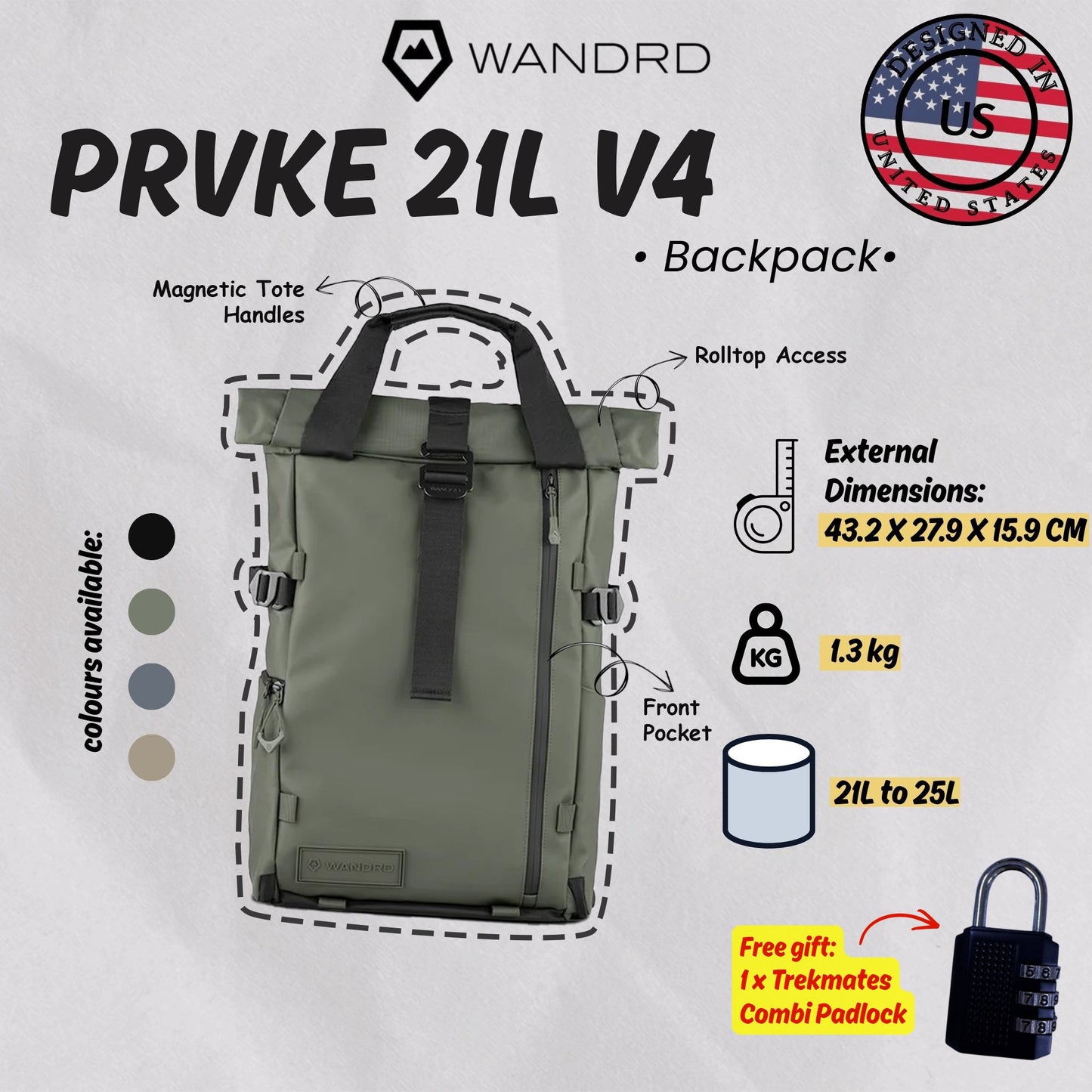 WANDRD PRVKE 21L V4 Backpack