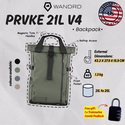WANDRD PRVKE 21L V4 Backpack