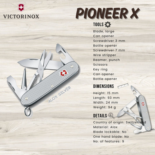 Victorinox Pioneer X (Alox Silver) | Multi-tool