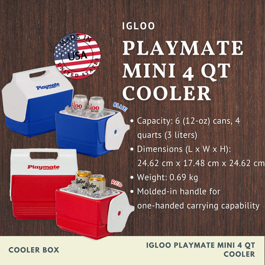 IGLOO Playmate Mini 4 Qt Cooler