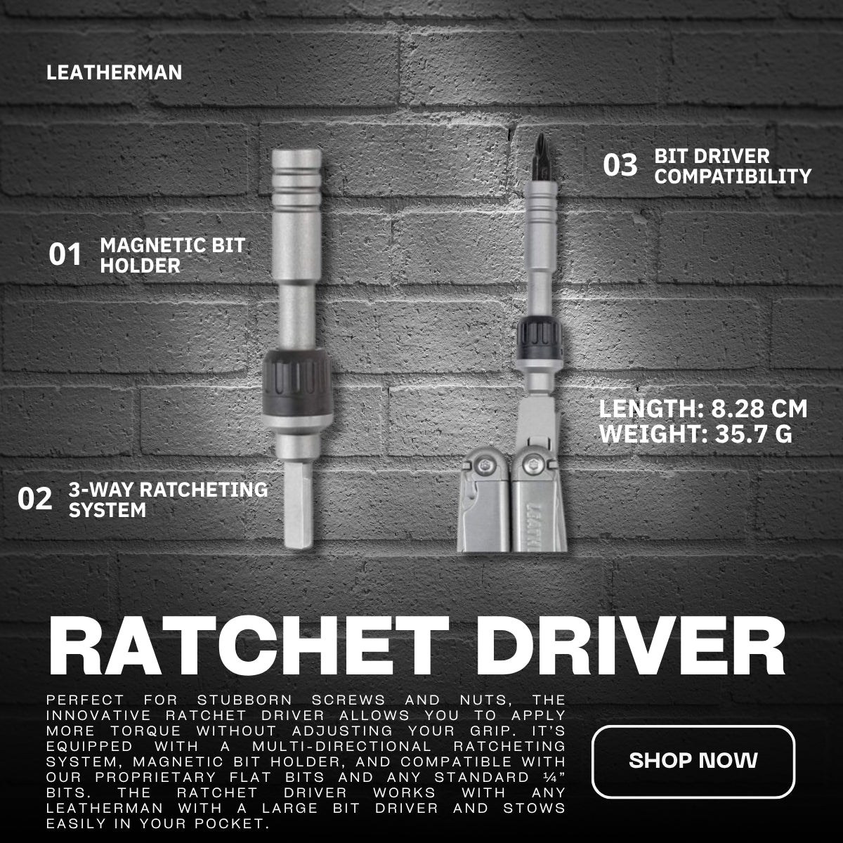 LEATHERMAN RATCHET DRIVER